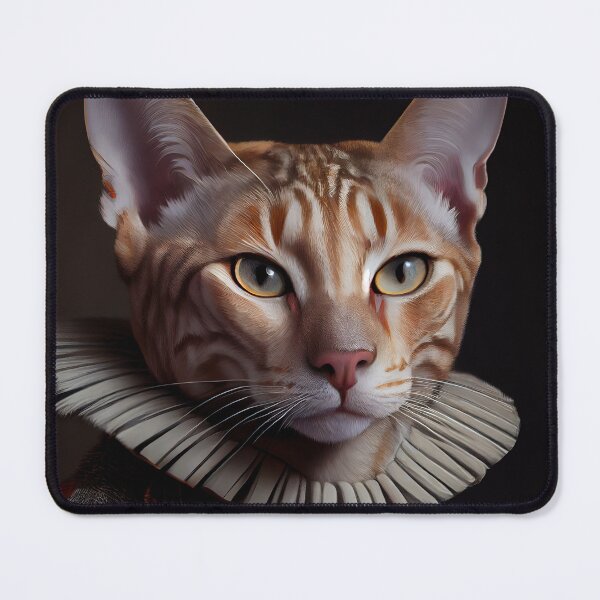 Item preview, Ocicat Prince Cat Breed Portrait Royal Renaissance Animal Painting designed and sold by Nalaxation.