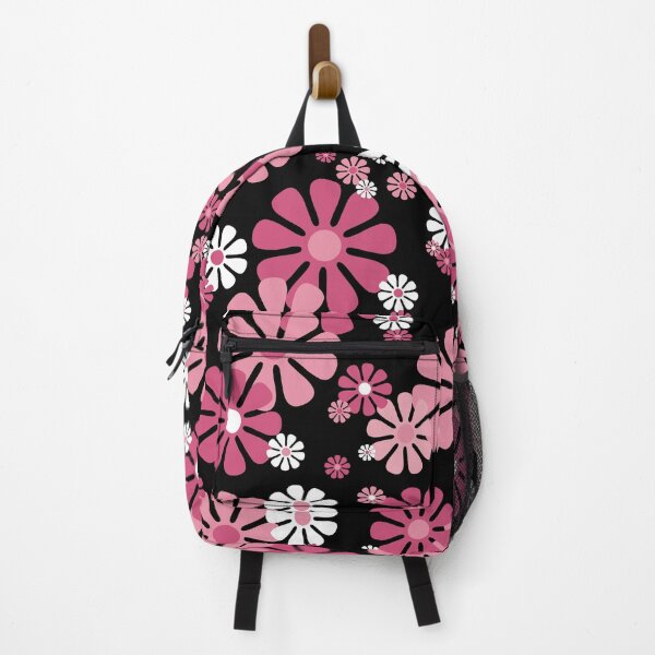 Item preview, 1960's Retro Flowers in Pink and White - Mod Abstract designed and sold by MellowCat.
