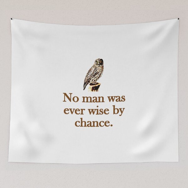 Item preview, No Man Was Ever Wise designed and sold by CrankyOldDude.