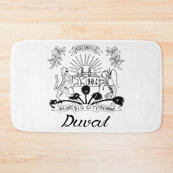 Item preview, Duval Crest Black Lettering on White designed and sold by DuvalCrest.