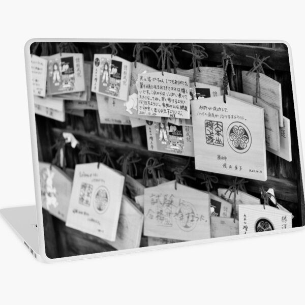 Wooden messages - Tokyo, Japan Laptop Skin