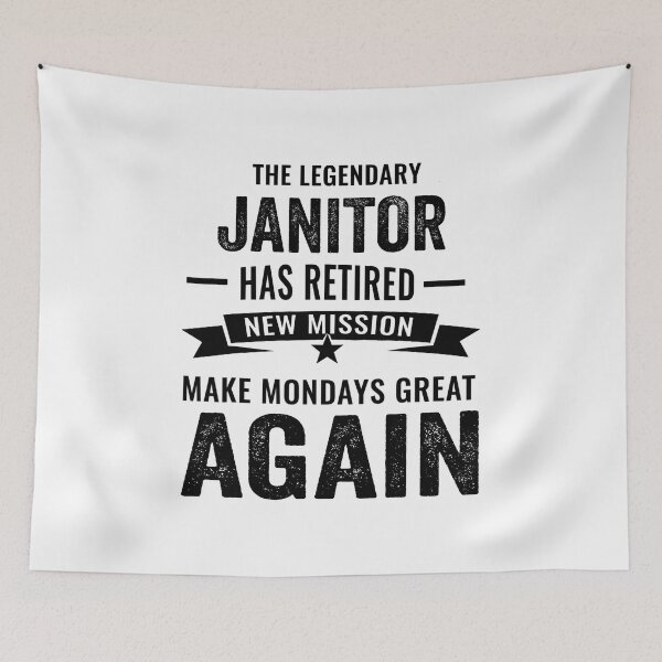 Item preview, This legendary Janitor has retired not my problem, retirement party designed and sold by Dogs Geeky⭐⭐⭐⭐⭐.