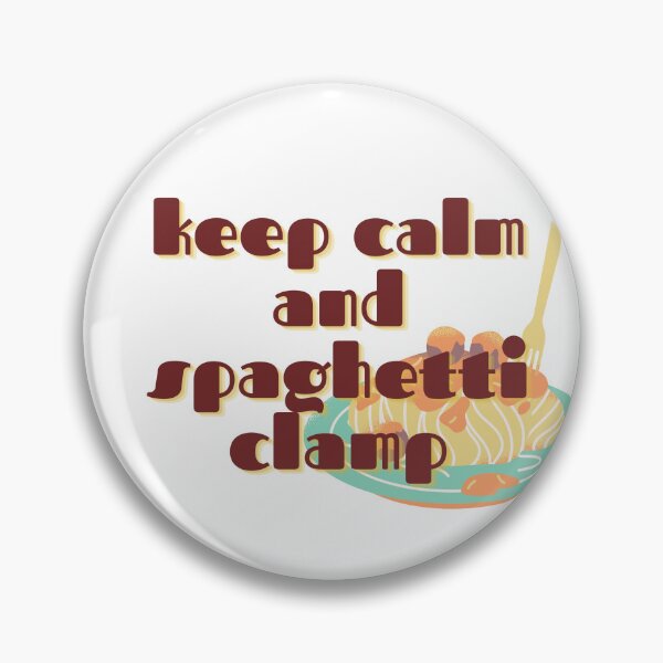 Item preview, Keep calm and spaghetti clamp  designed and sold by GamersLands.