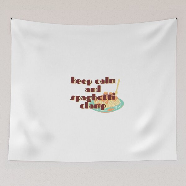 Item preview, Keep calm and spaghetti clamp  designed and sold by GamersLands.