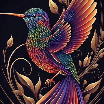 Magical Hummingbird | Art Board Print