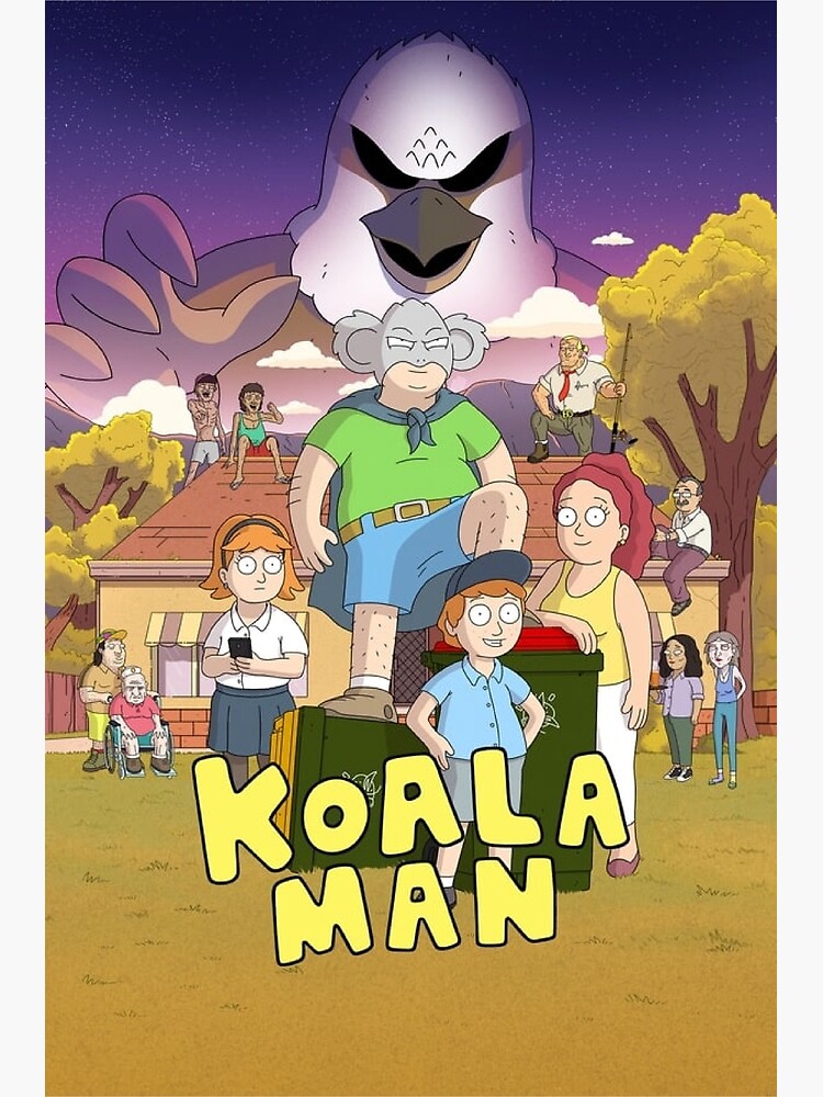 Discover Koala Man Premium Matte Vertical Poster
