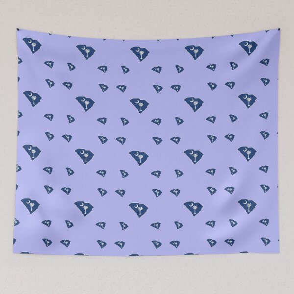 Item preview, Original South Carolina Flag Sticker pack pattern - Blue designed and sold by Dude  Stuff.