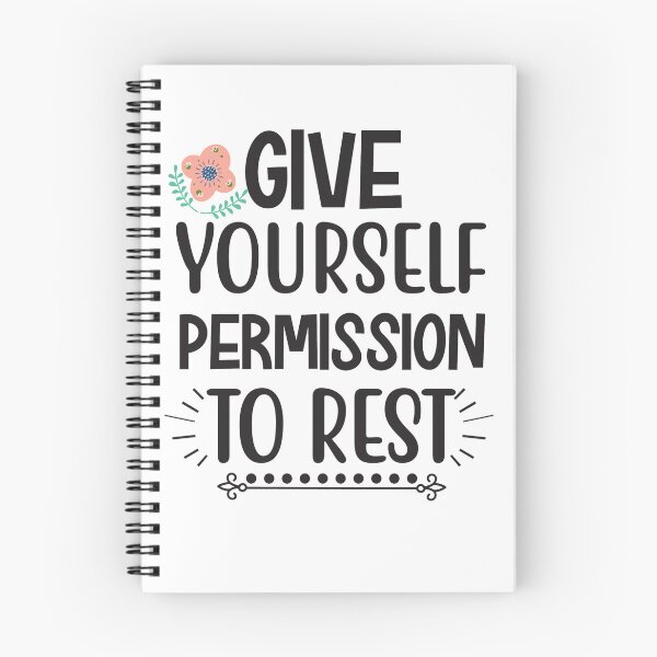 Item preview, Give your self permission to rest designed and sold by LadyHustle.