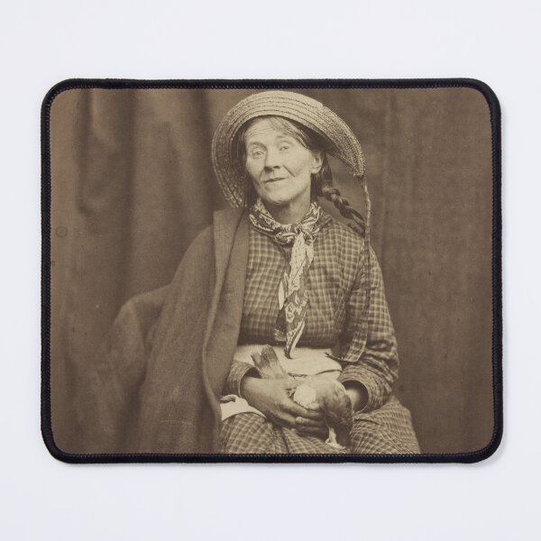 Item preview, Asylum Woman Holding a Dead Bird, 1855  designed and sold by World Vintage Photos.