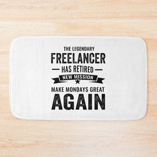 Item preview, Legendary freelancer Retirement, perfect freelancer retirement gift idea designed and sold by Dogs Geeky⭐⭐⭐⭐⭐.