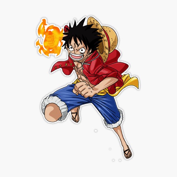 luffy one piece752.png Sticker for Sale by XzavSanfQ