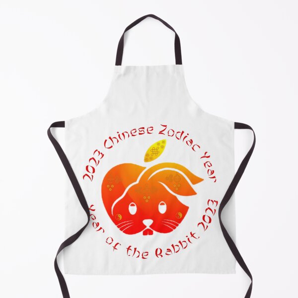 Item preview, Chinese zodiac year 2023 | Apple launched rabbit of the lunar new year 2023 | Chinese Culture Apple logo designed and sold by ZaqGum.