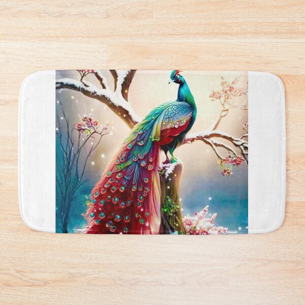 Item preview, id23 Amazing colorful peacock and incredible winter scenery designed and sold by bcbutika.