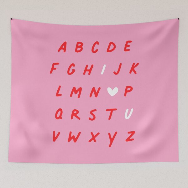 Item preview, I Heart U Alphabet designed and sold by GumptionRoad.
