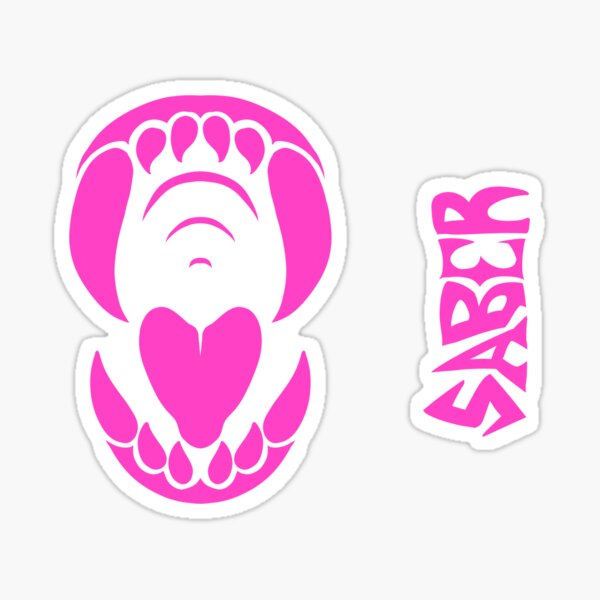 Saber teeth Sticker