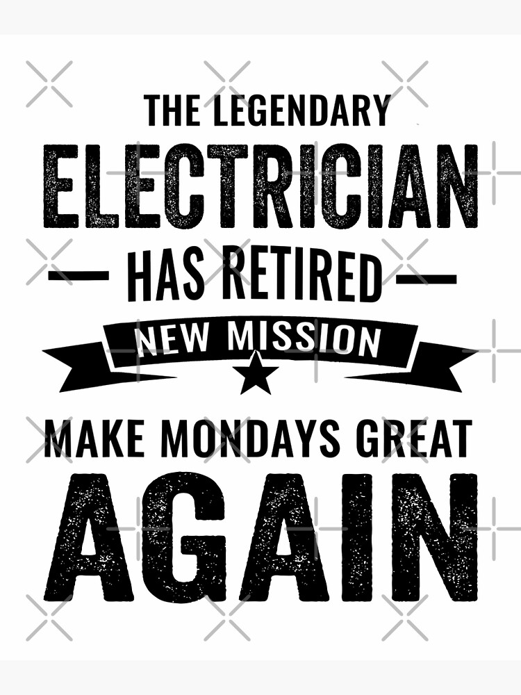 "Electrician retirement gifts, Electrician retired mom dad, Electrician