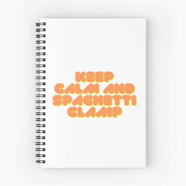 Item preview, Keep calm and spaghetti clamp designed and sold by GamersLands.