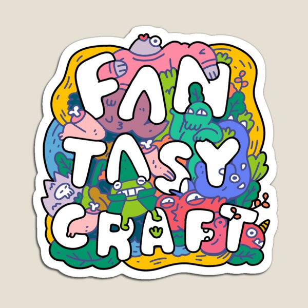 Cute Fantasy Craft Magnet