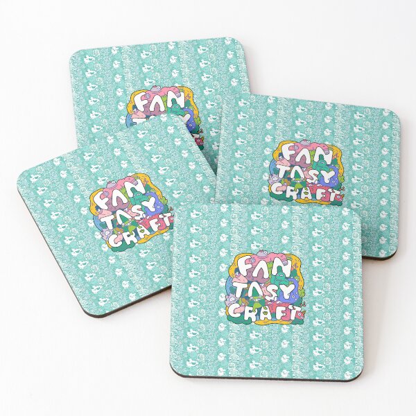 Cute Fantasy Craft Coasters (Set of 4)