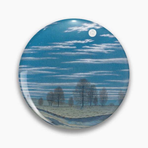 Item preview, Winter Scene in Moonlight by Henry Farrer HD designed and sold by IliaLobell.