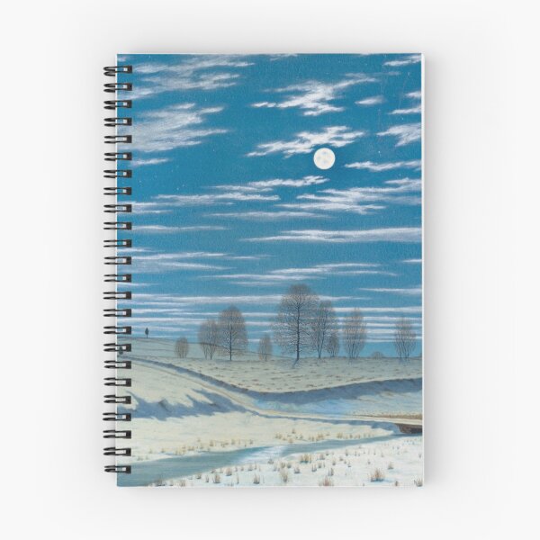Item preview, Winter Scene in Moonlight by Henry Farrer HD designed and sold by IliaLobell.
