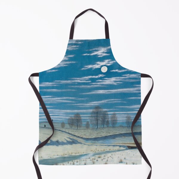 Item preview, Winter Scene in Moonlight by Henry Farrer HD designed and sold by IliaLobell.