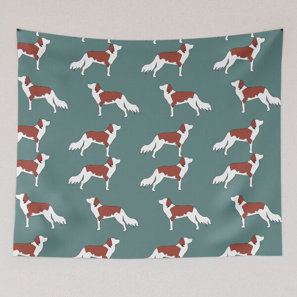 Item preview, Triple Kooiker Dog on Green designed and sold by Tillowin.