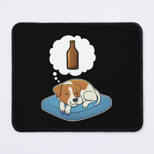Item preview, Jack Russell Terrier dreaming about Beer designed and sold by DoggieDelights.