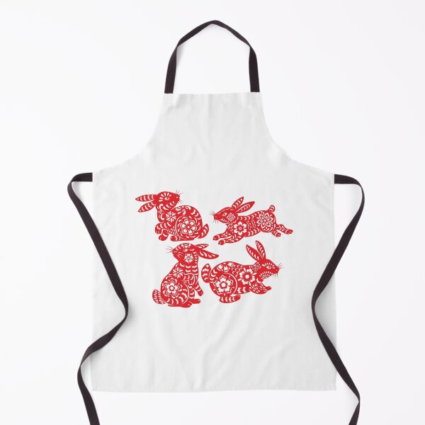 Item preview, Year of the Rabbit 2023 - Chinese New Year - Rabbits with flowers designed and sold by AhmedBuhaisi.