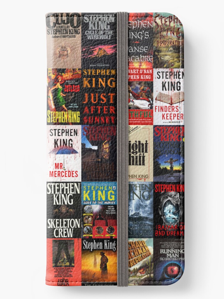 Stephen King Book Cover Collage iPhone Wallet for Sale by LAUR0