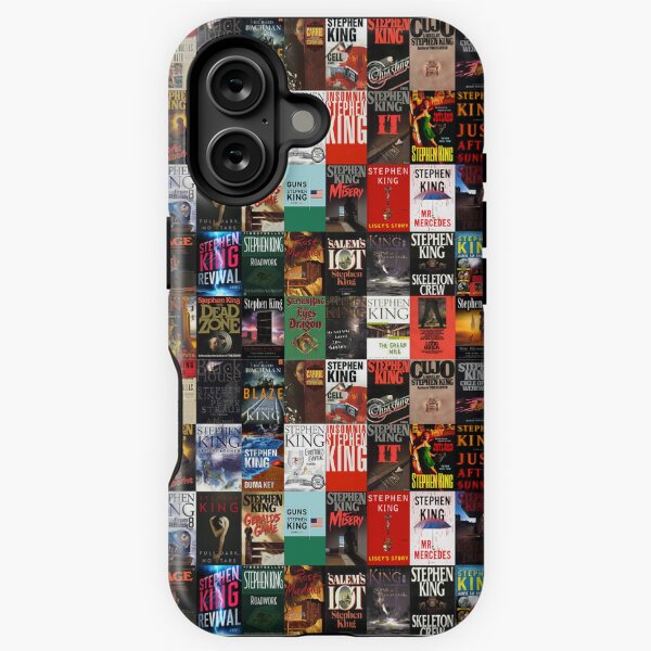 Vista previa del artículo con la obra «Collage de portada de libro de Stephen King», diseñado y vendido por LAUR0.