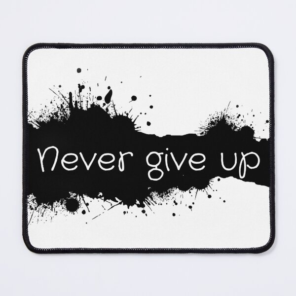 Item preview, never give up stickers designed and sold by MOMO155.