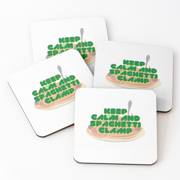 Item preview, Keep calm and spaghetti clamp designed and sold by GamersLands.