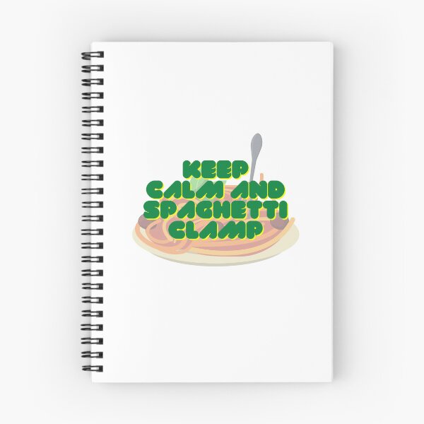 Item preview, Keep calm and spaghetti clamp designed and sold by GamersLands.