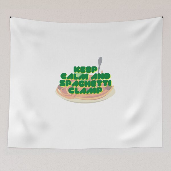 Item preview, Keep calm and spaghetti clamp designed and sold by GamersLands.