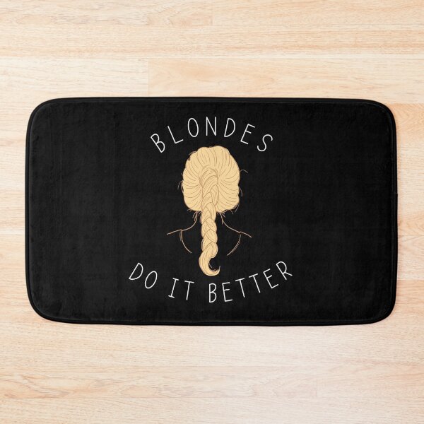 Item preview, Blondes do it better - gift for blond women - black background designed and sold by gifts-ideas.