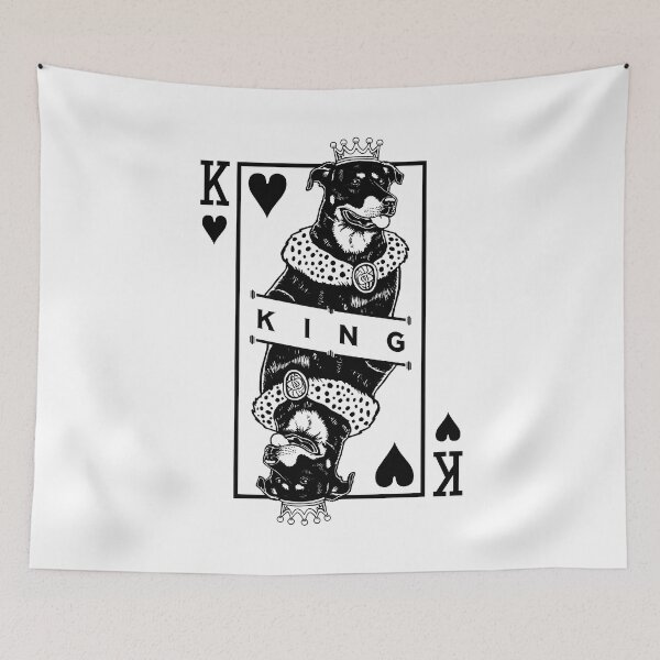 Item preview, Beauceron King Of Hearts Funny Dog Lover Pop Art designed and sold by GrandeDuc.