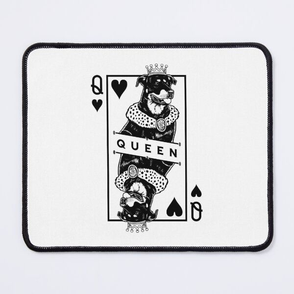 Item preview, Beauceron Queen Of Hearts Funny Dog Lover Pop Art designed and sold by GrandeDuc.