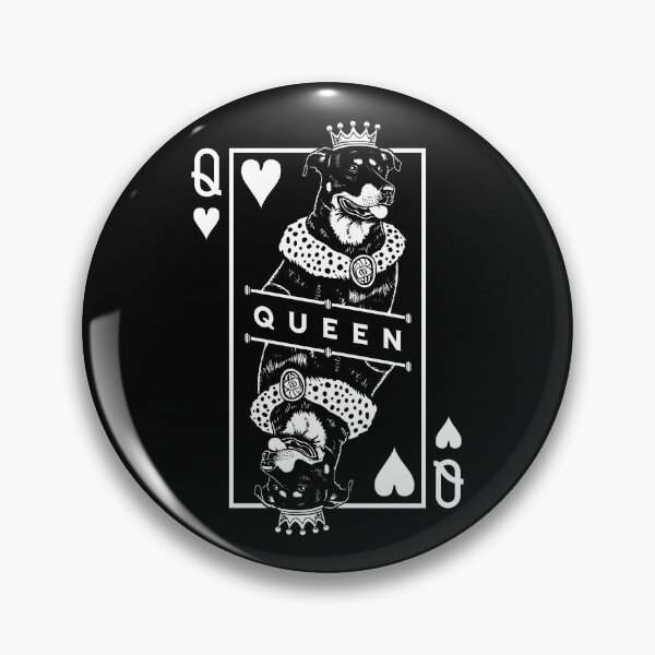 Item preview, Beauceron Queen Of Hearts Funny Dog Lover Pop Art designed and sold by GrandeDuc.