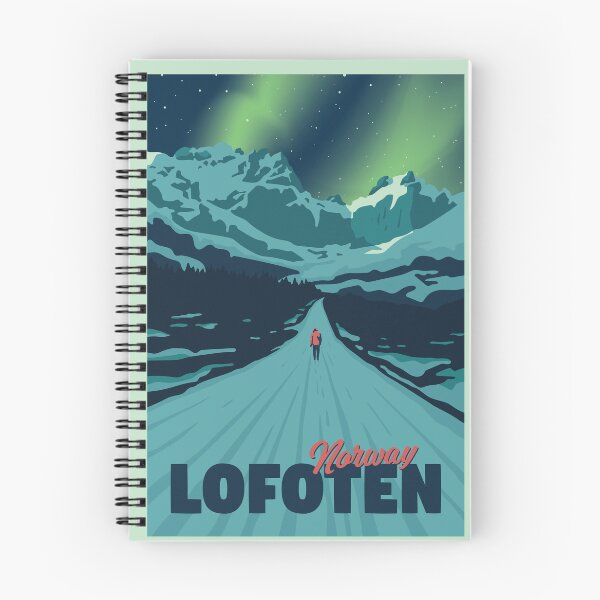 Item preview, Nusfjord road winter designed and sold by TheLofotenStore.