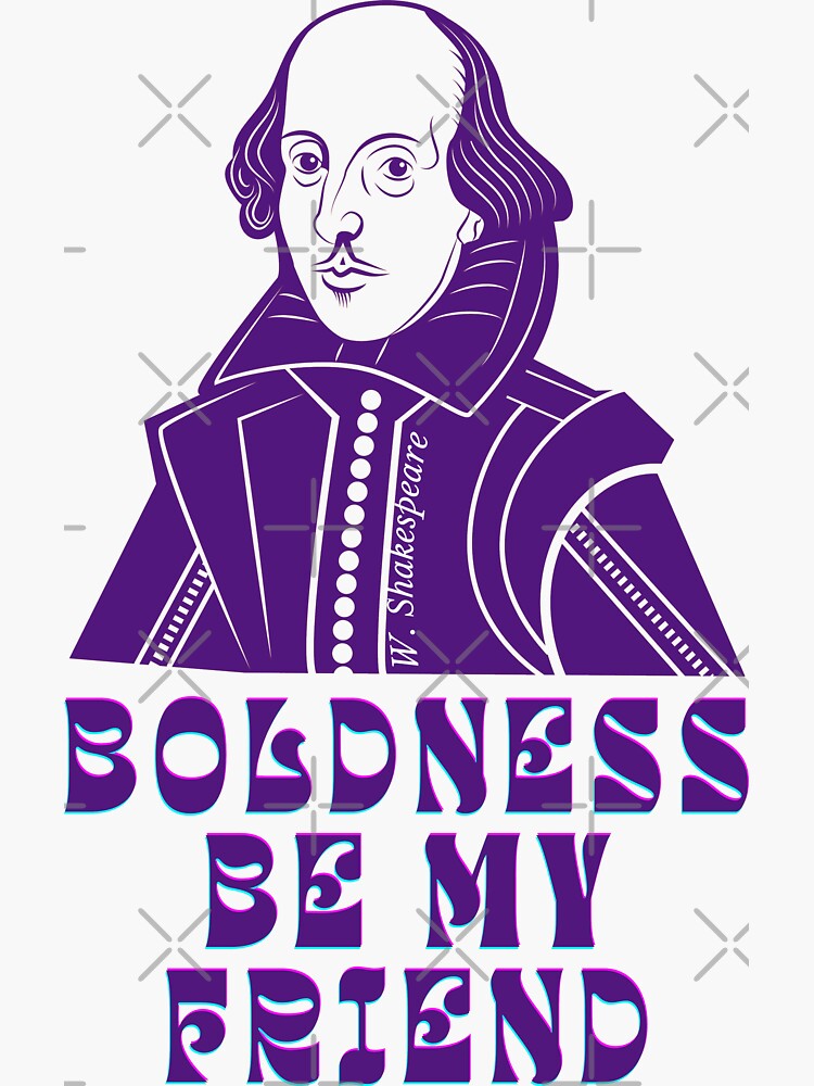 "William Shakespeare quote" Sticker for Sale by artbleed Redbubble