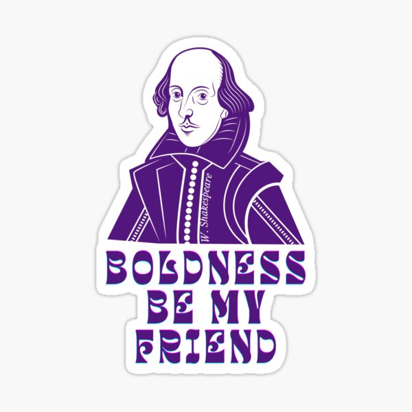 "William Shakespeare quote" Sticker for Sale by artbleed Redbubble