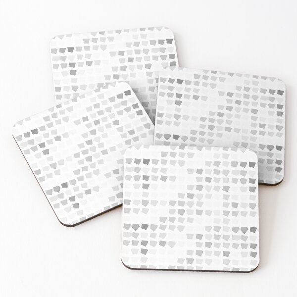 Item preview, Minimalist White and Gray Squares designed and sold by BeJolley.