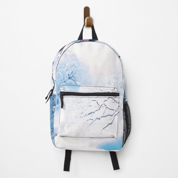 Item preview, id24 Amazing White and Blue peacock and incredible winter scenery designed and sold by bcbutika.