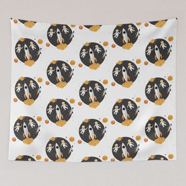 Item preview, Floating in Outerspace in Yellow designed and sold by JanJOco.