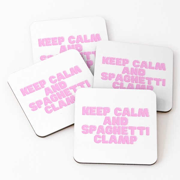 Item preview, Keep calm and spaghetti clamp designed and sold by GamersLands.