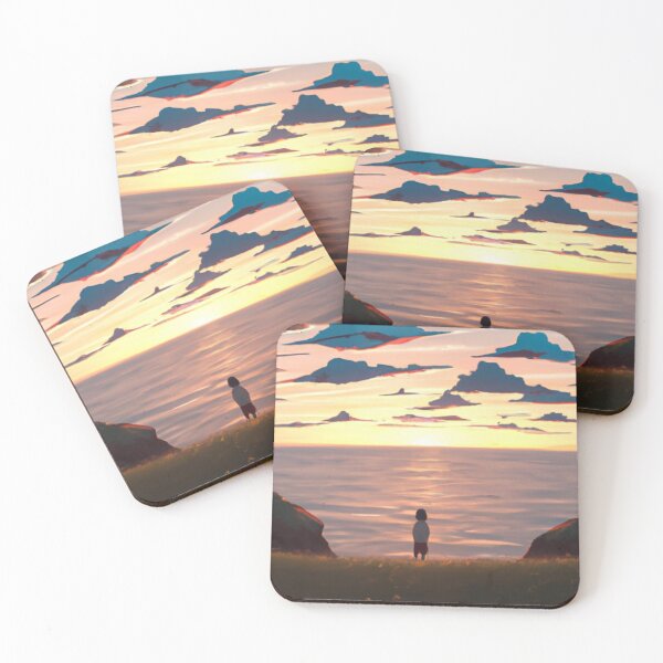 Item preview, Beautiful Sunrise in Anime Style designed and sold by scoutsunlimited.