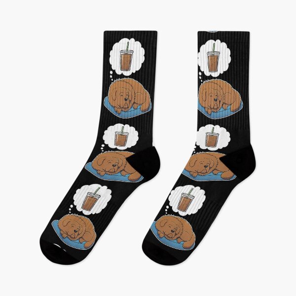Item preview, Tibetan Mastiff dreaming about Iced Coffee designed and sold by DoggieDelights.