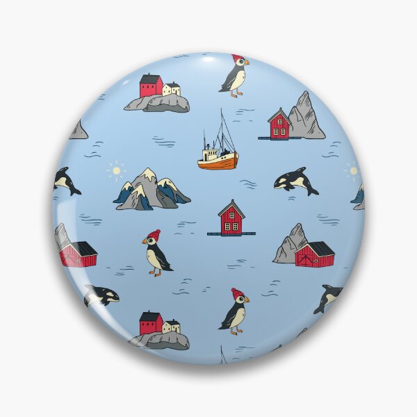 Item preview, Pattern inspired by typical sights in Lofoten designed and sold by TheLofotenStore.