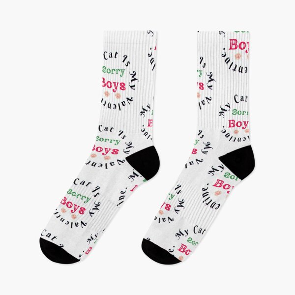 Item preview, Sorry Boys My Cat Is My Valentine - funny and cute T-Shirts Quotes designed and sold by Designspot2020.